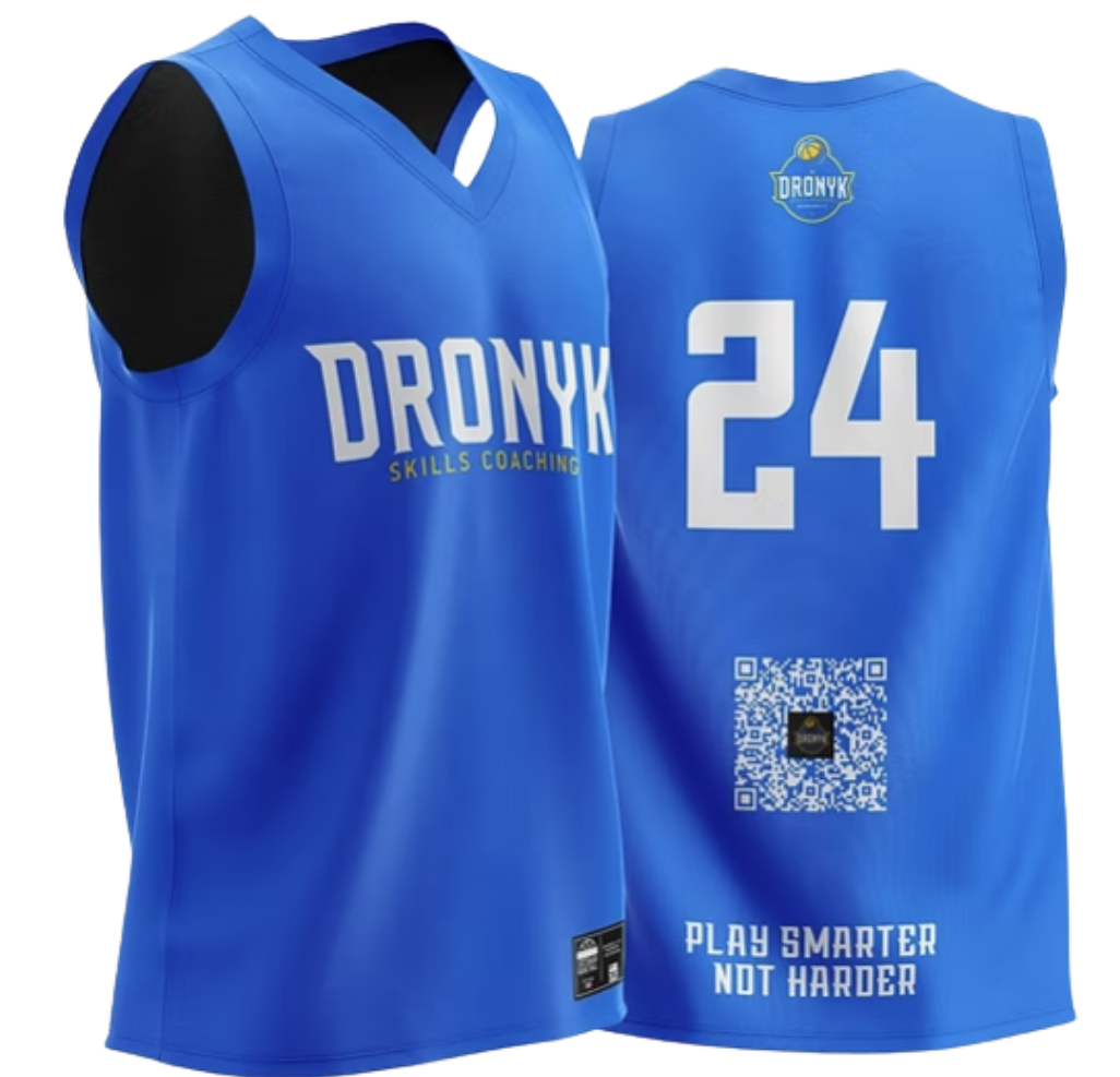 Official Dronyk Skills Coaching basketball jersey